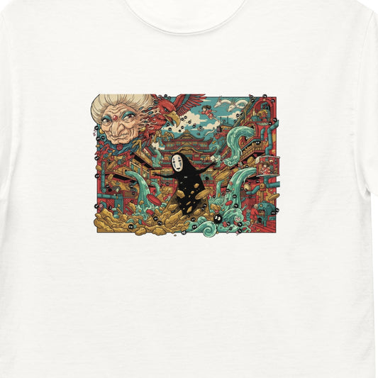 Spirited Away No-Face & Bathhouse Studio Ghibli Graphic Tee