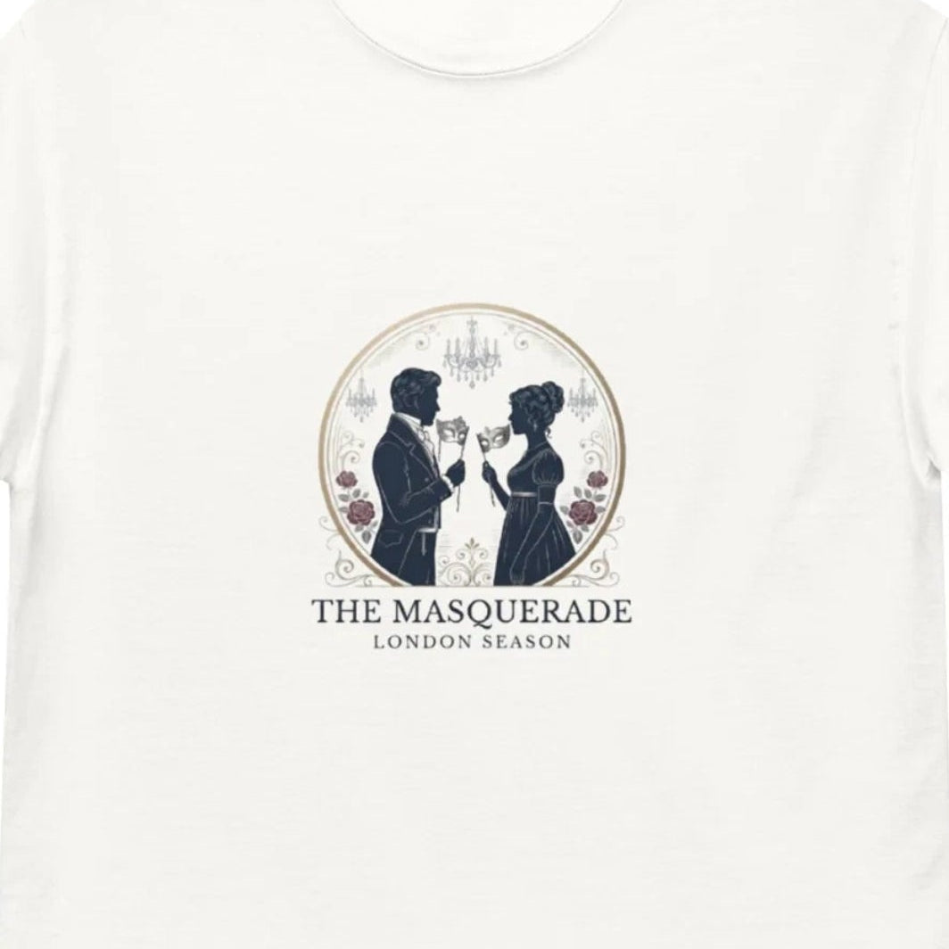 Bridgerton The Masquerade London Season Regency Couple Graphic Tee