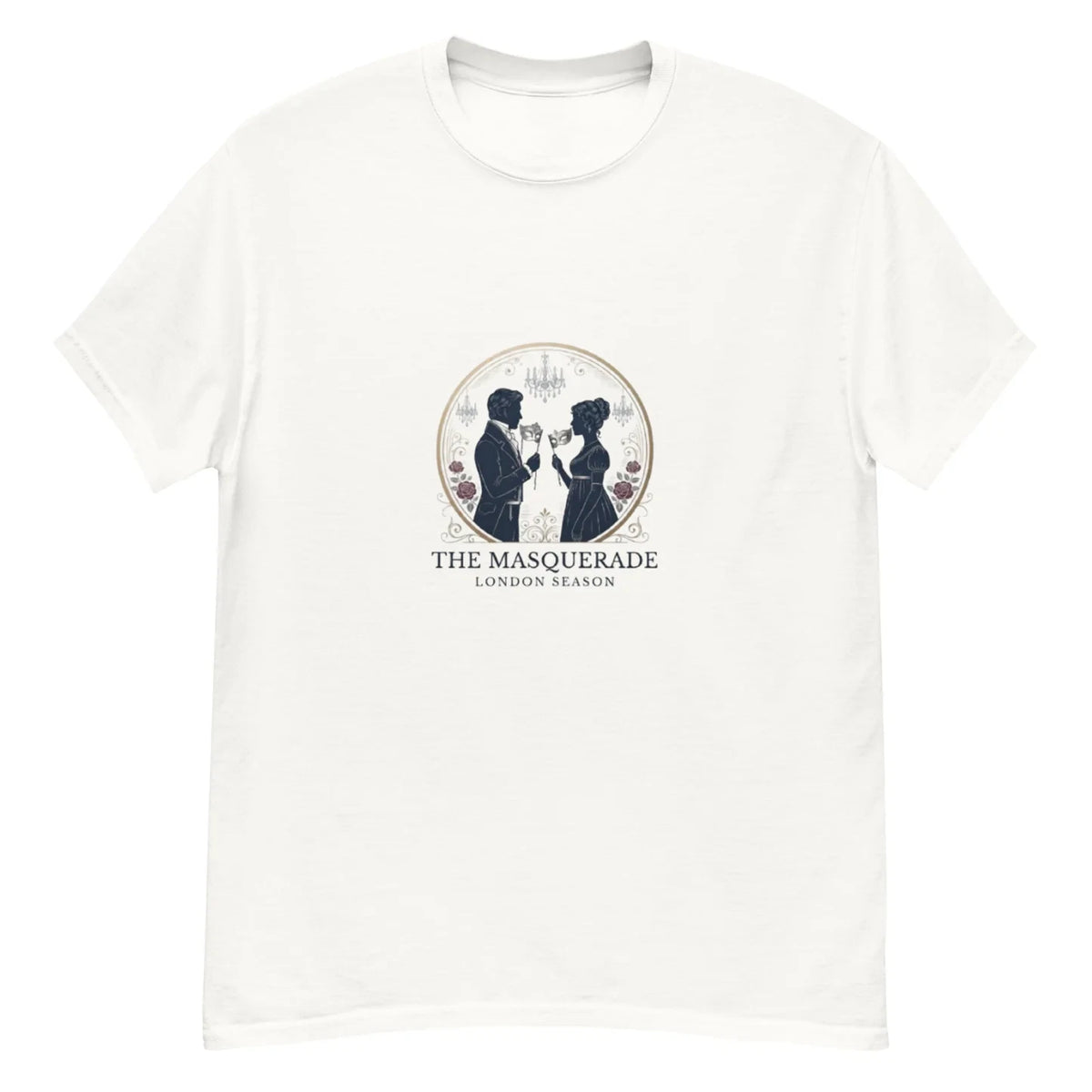 Bridgerton The Masquerade London Season Regency Couple Graphic Tee
