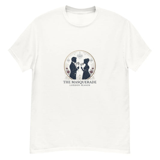 Bridgerton The Masquerade London Season Regency Couple Graphic Tee