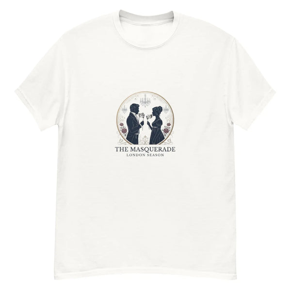 Bridgerton The Masquerade London Season Regency Couple Graphic Tee