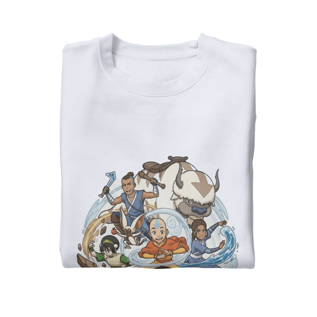Avatar The Last Airbender Team Avatar Elements Graphic Tee