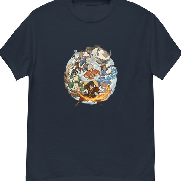 Avatar The Last Airbender Team Avatar Elements Graphic Tee